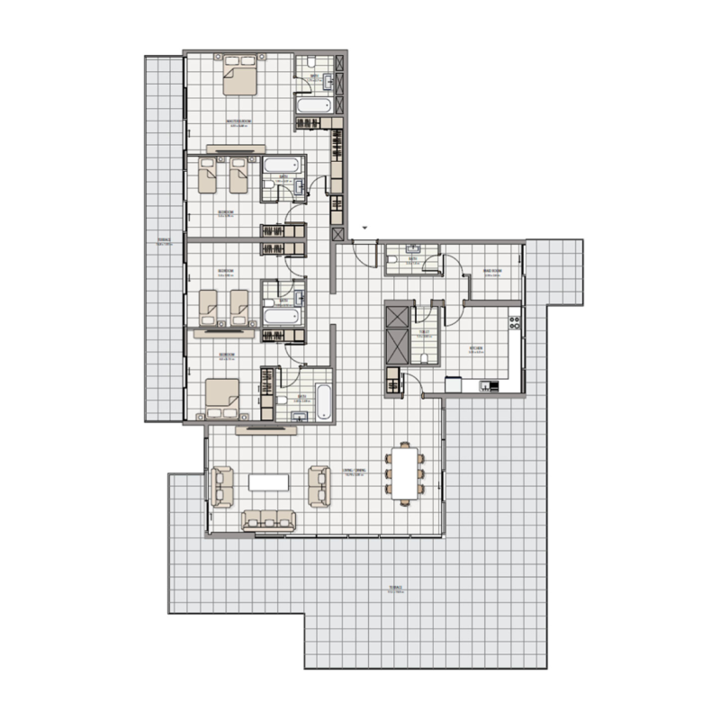 Penthouse plan