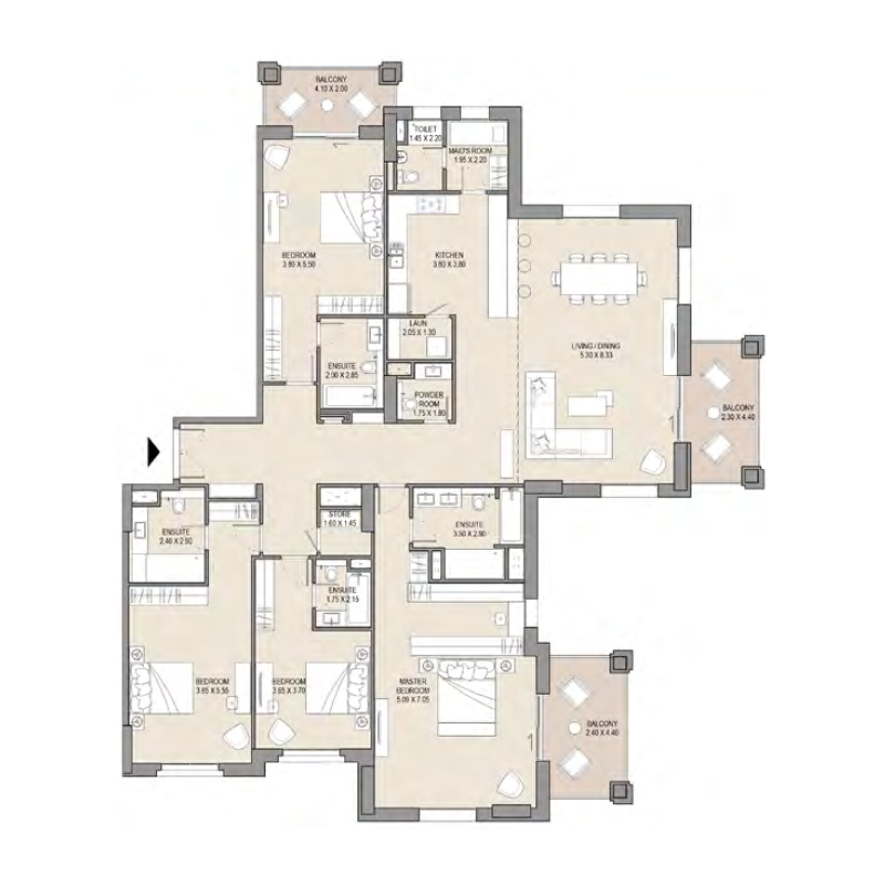 Apartments plan