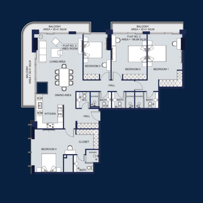 Apartments plan