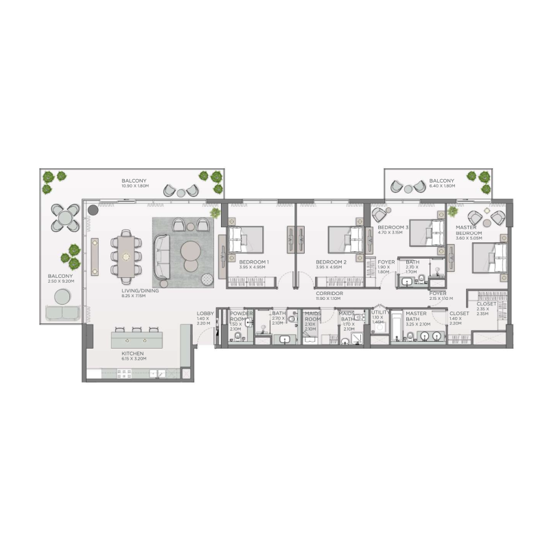 Apartments plan