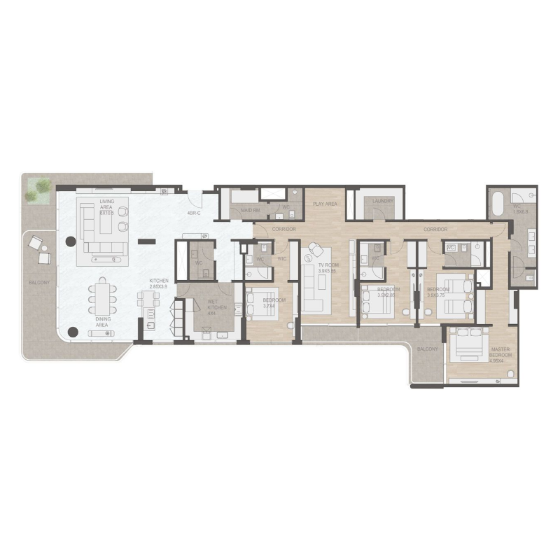 Apartments plan