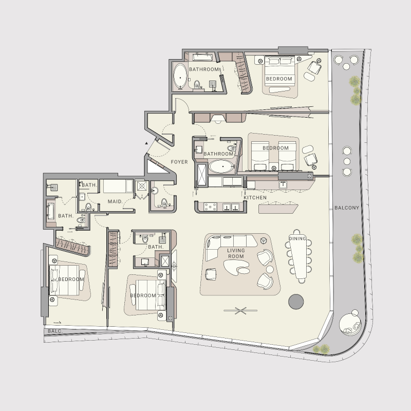 Apartments plan