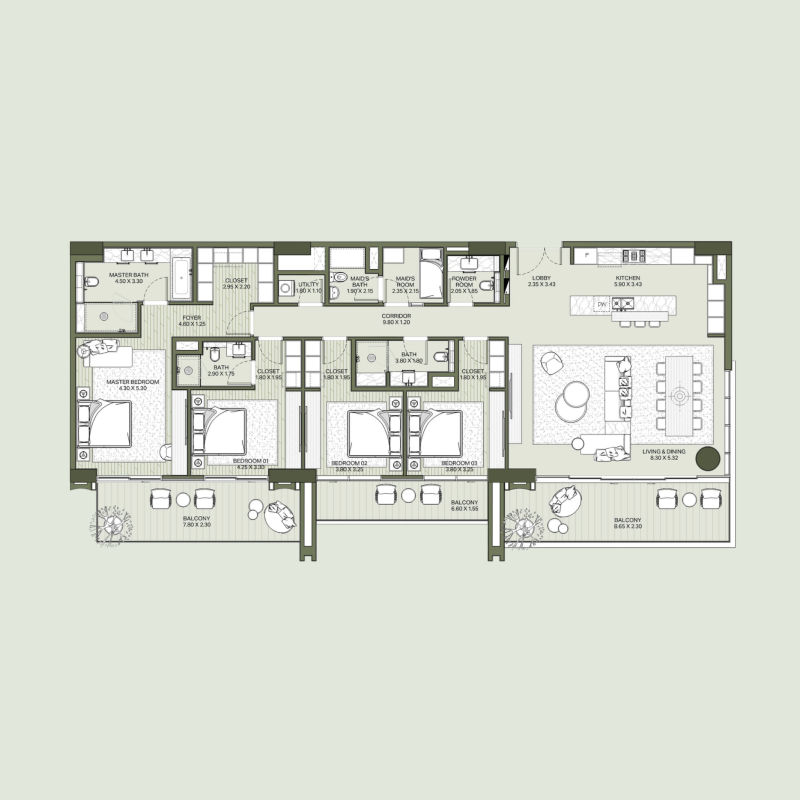 Apartments plan