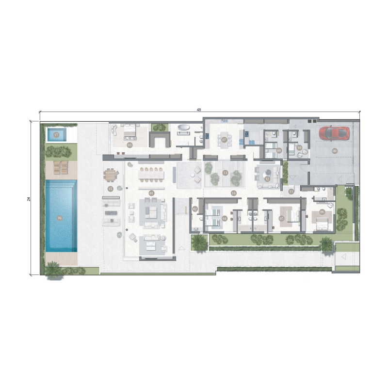 Villa plan