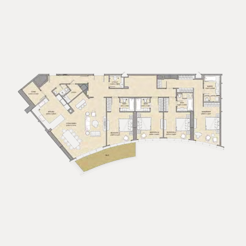 4 bedroom plan