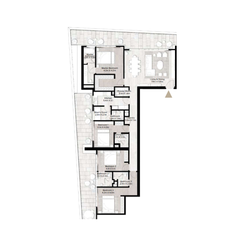 4 bedroom plan