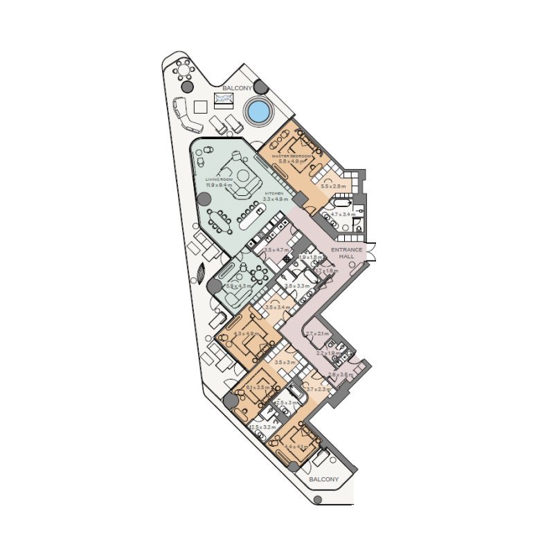 Apartments plan