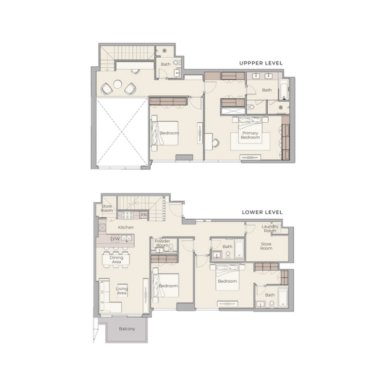 4 Bedroom Duplex plan