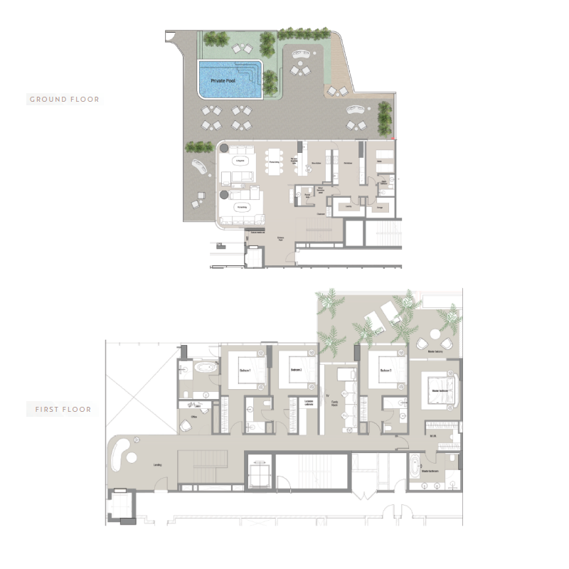4 Bedroom Duplex plan