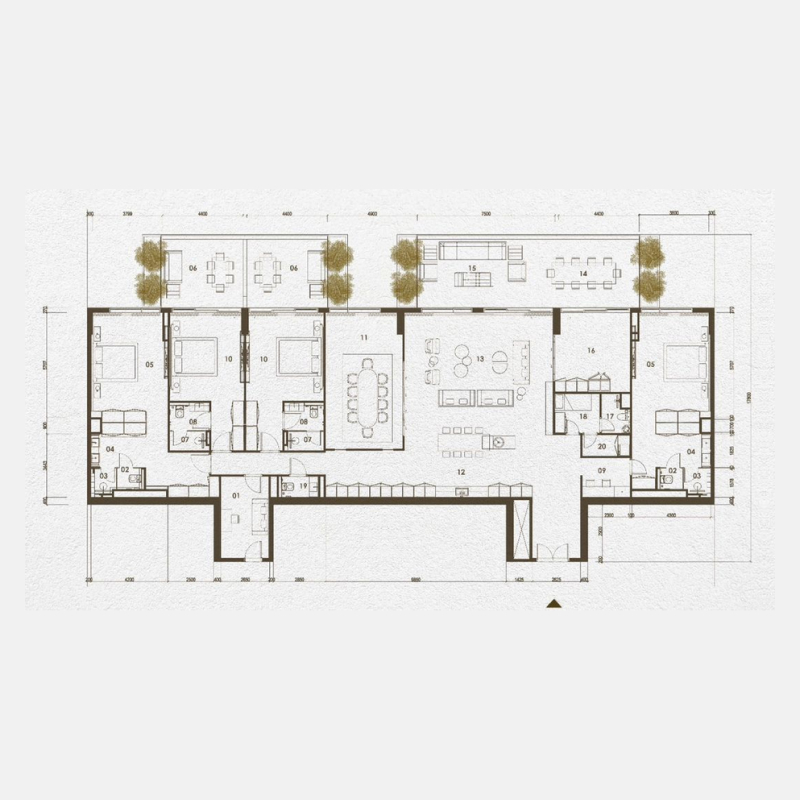 Penthouse plan
