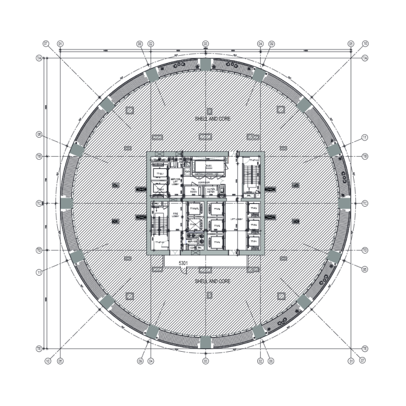4 bedroom Penthouse plan