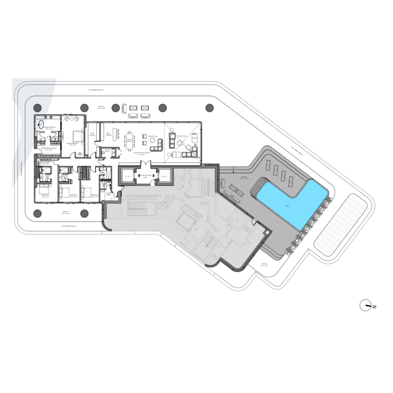 Penthouse plan