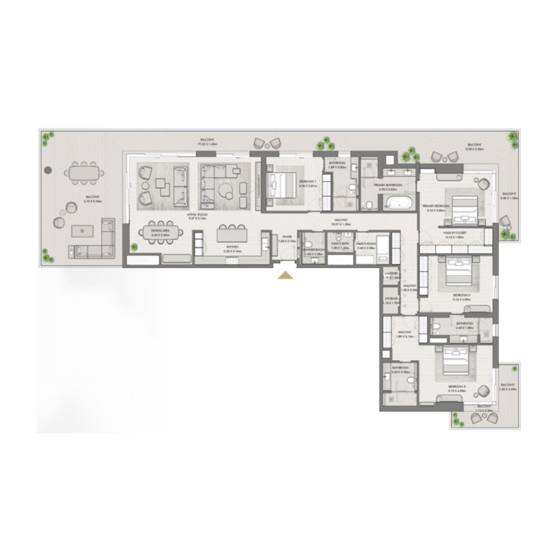 Penthouse plan