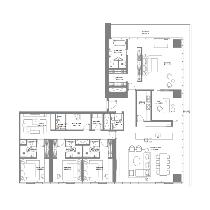 Apartments plan