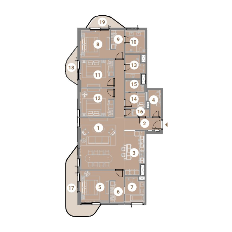 Apartments plan
