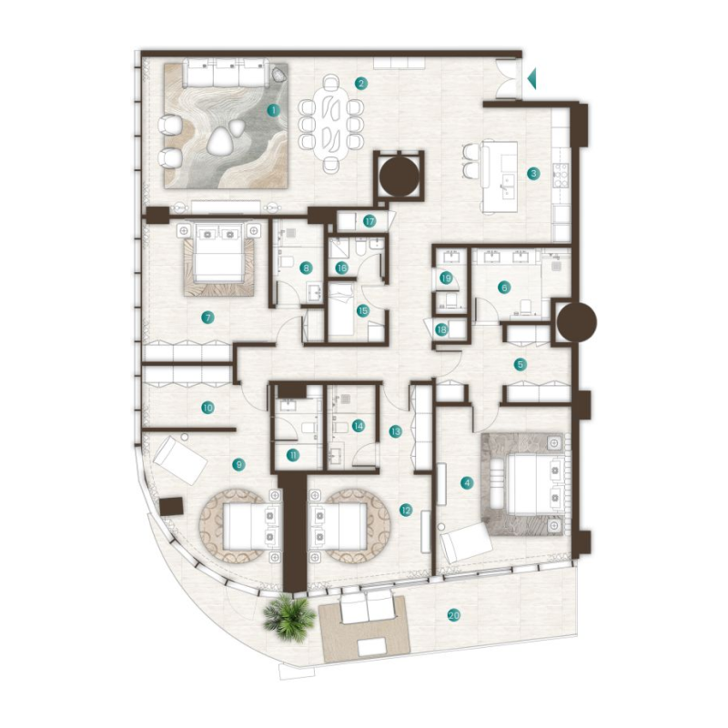 Apartments plan