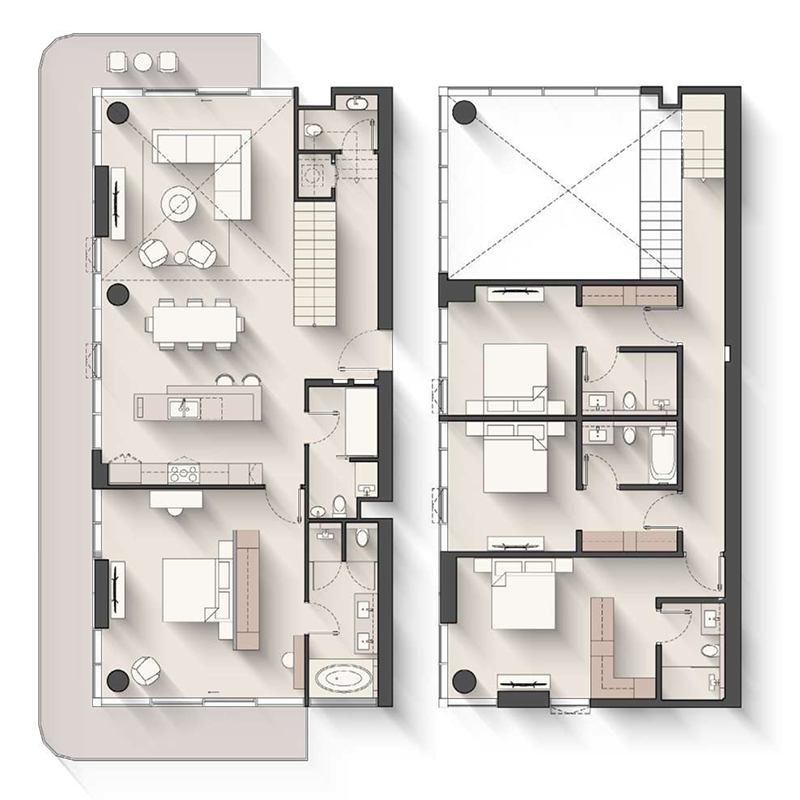 Penthouse plan