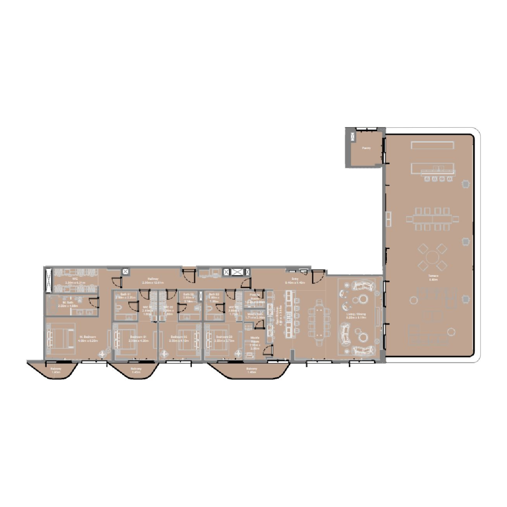 Penthouse plan