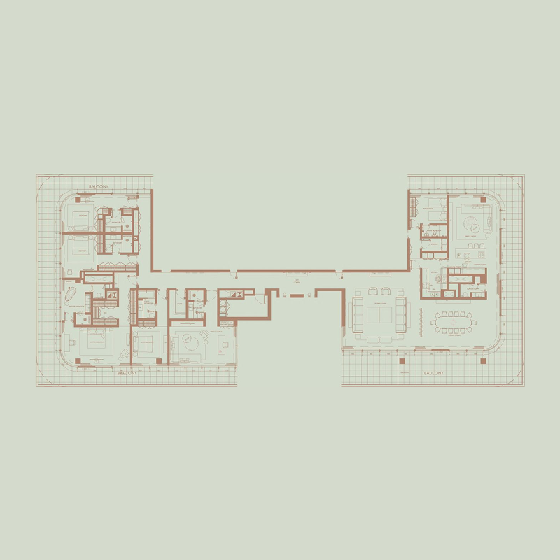 Penthouse plan