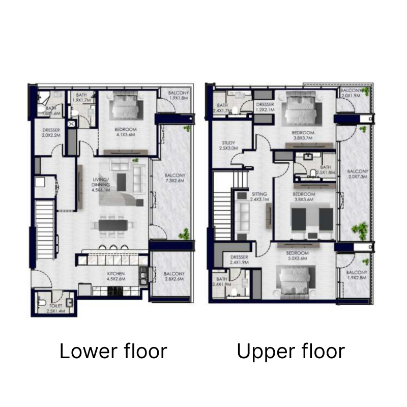 Penthouse plan