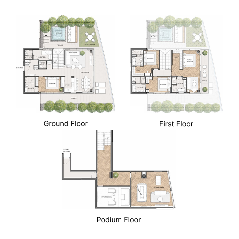 Triplex plan