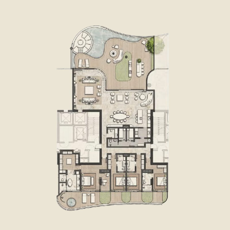 Penthouse plan