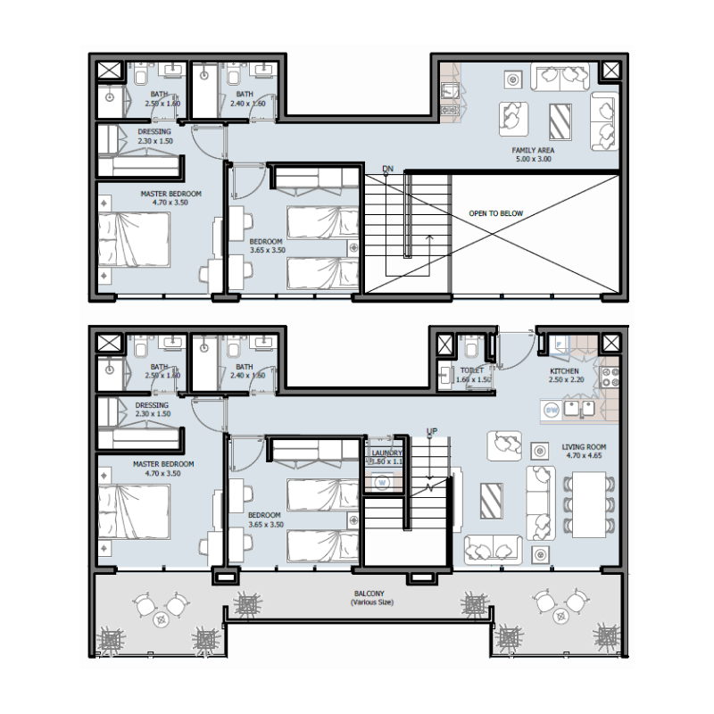 Penthouse plan