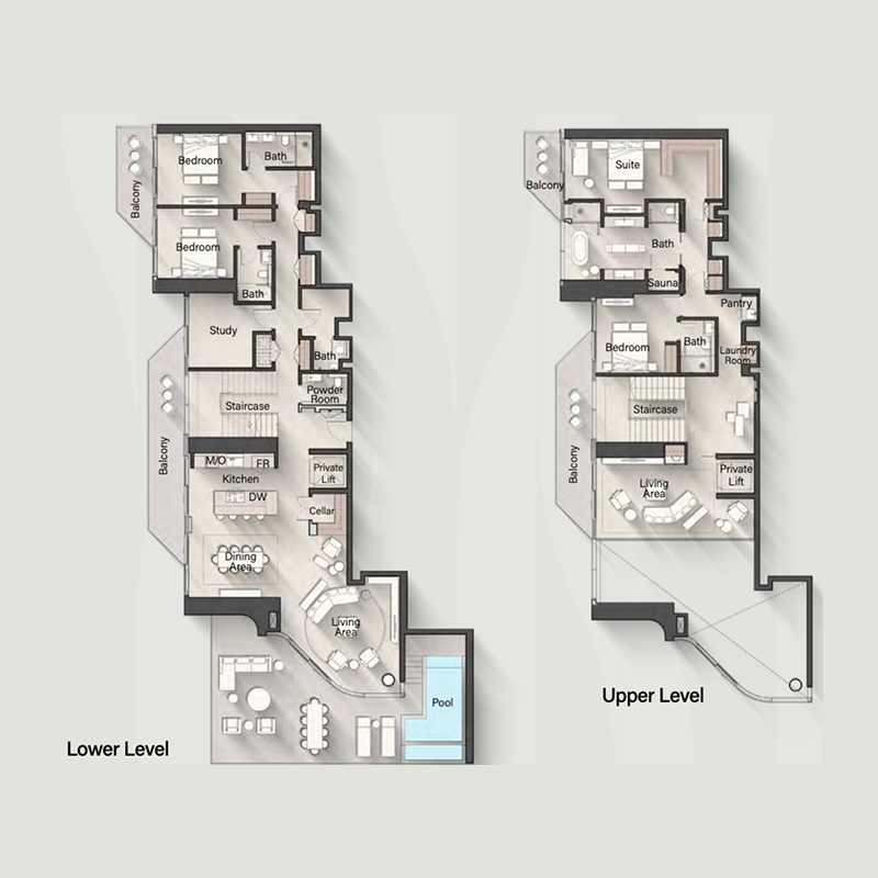 Penthouse plan
