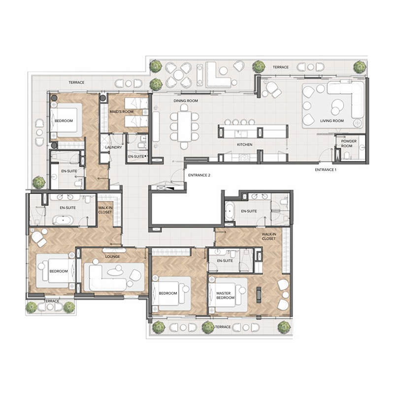 Penthouse plan