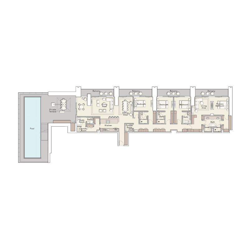 Penthouse plan