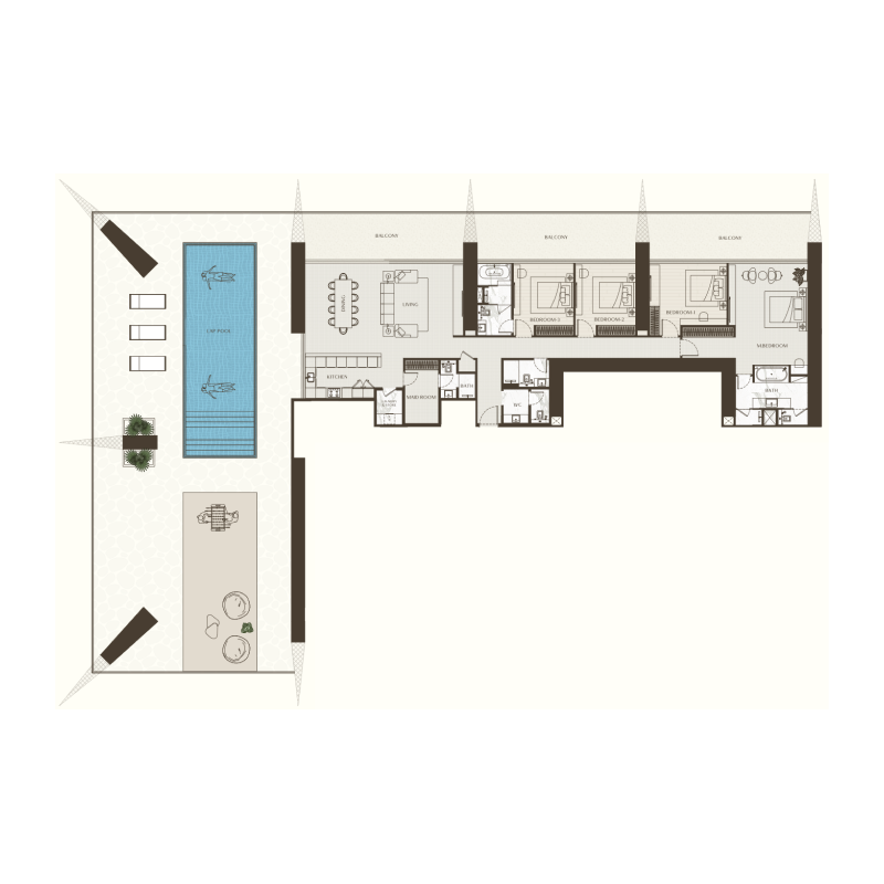 Penthouse plan