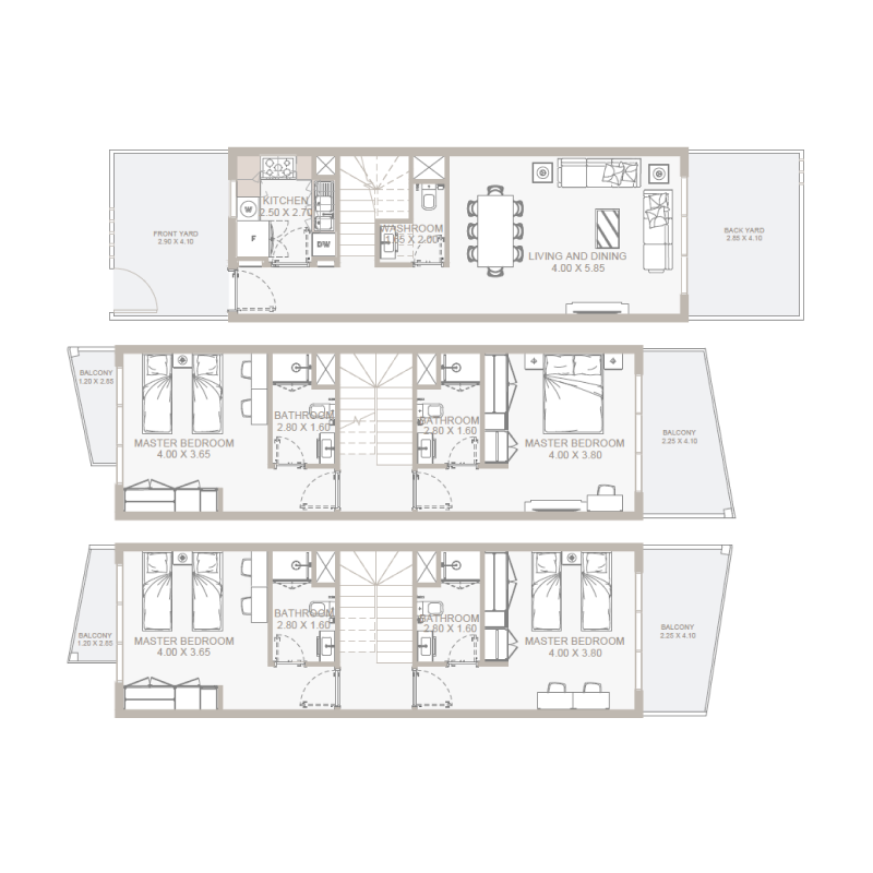 Townhouse plan