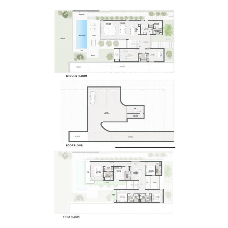 5 bedroom villa plan