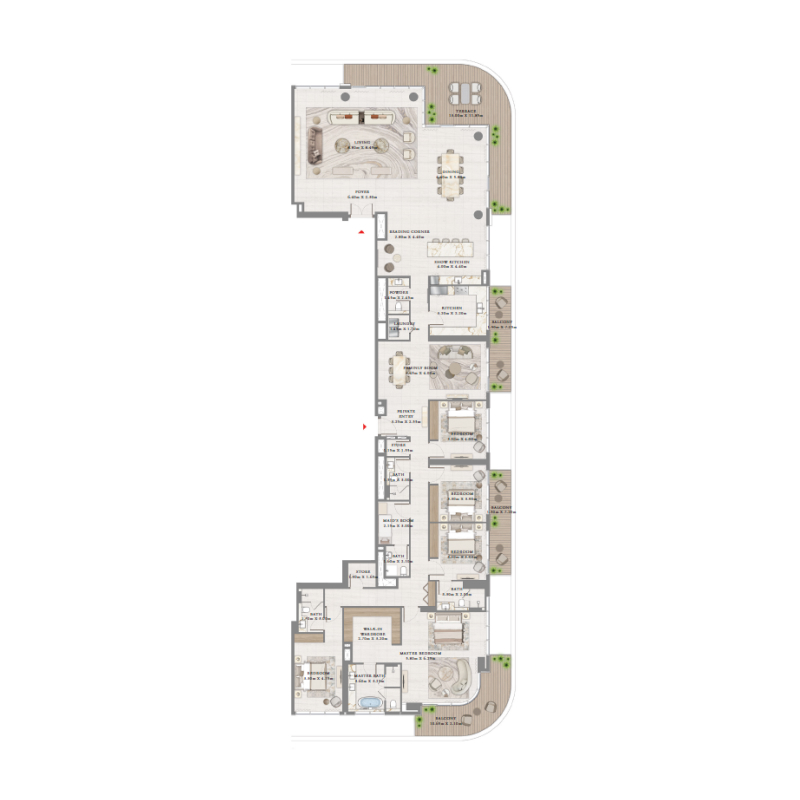 5 bedroom plan