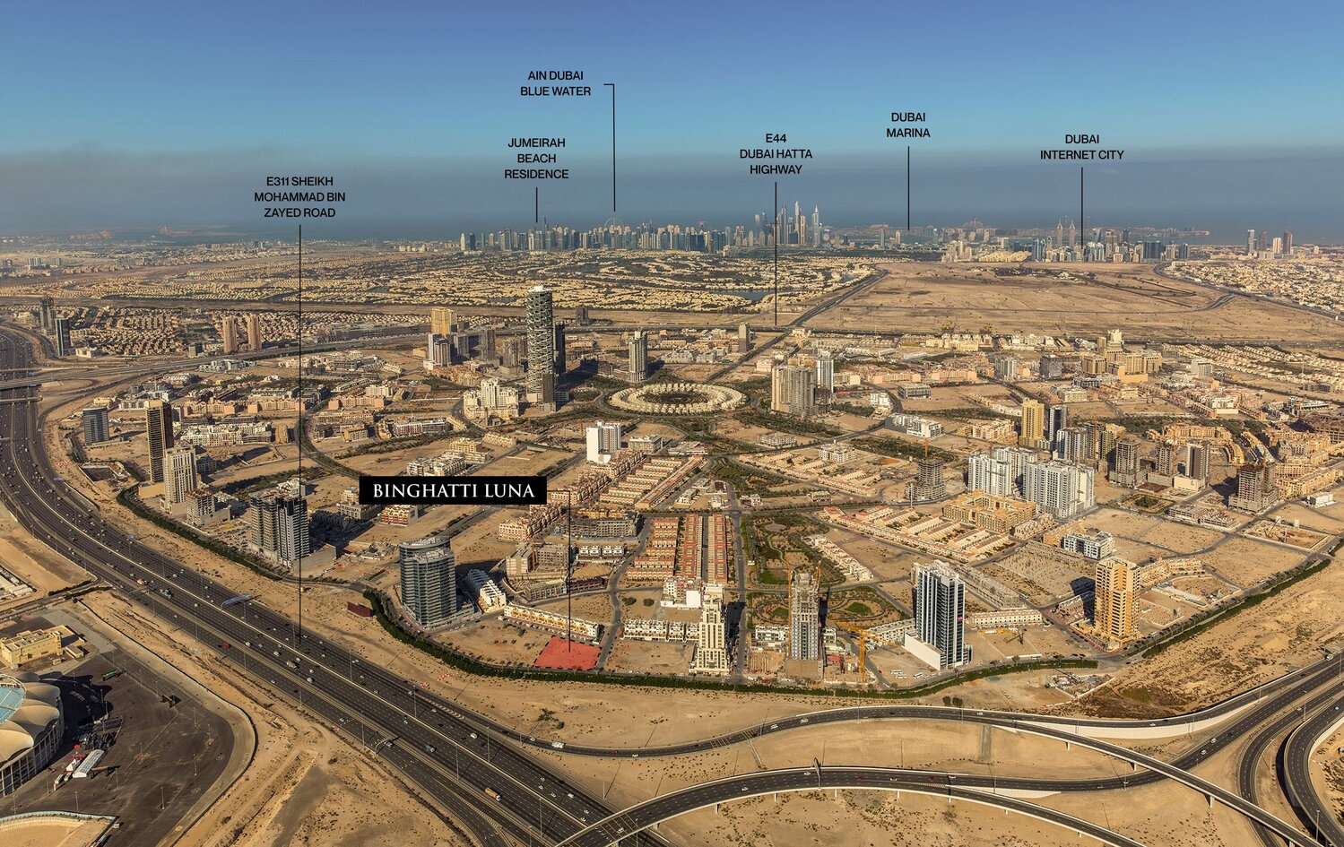 Binghatti Luna master plan 1