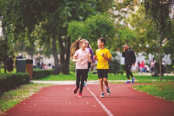 Landscaped Jogging with Benches & Callisthenics Equipment amenity image
