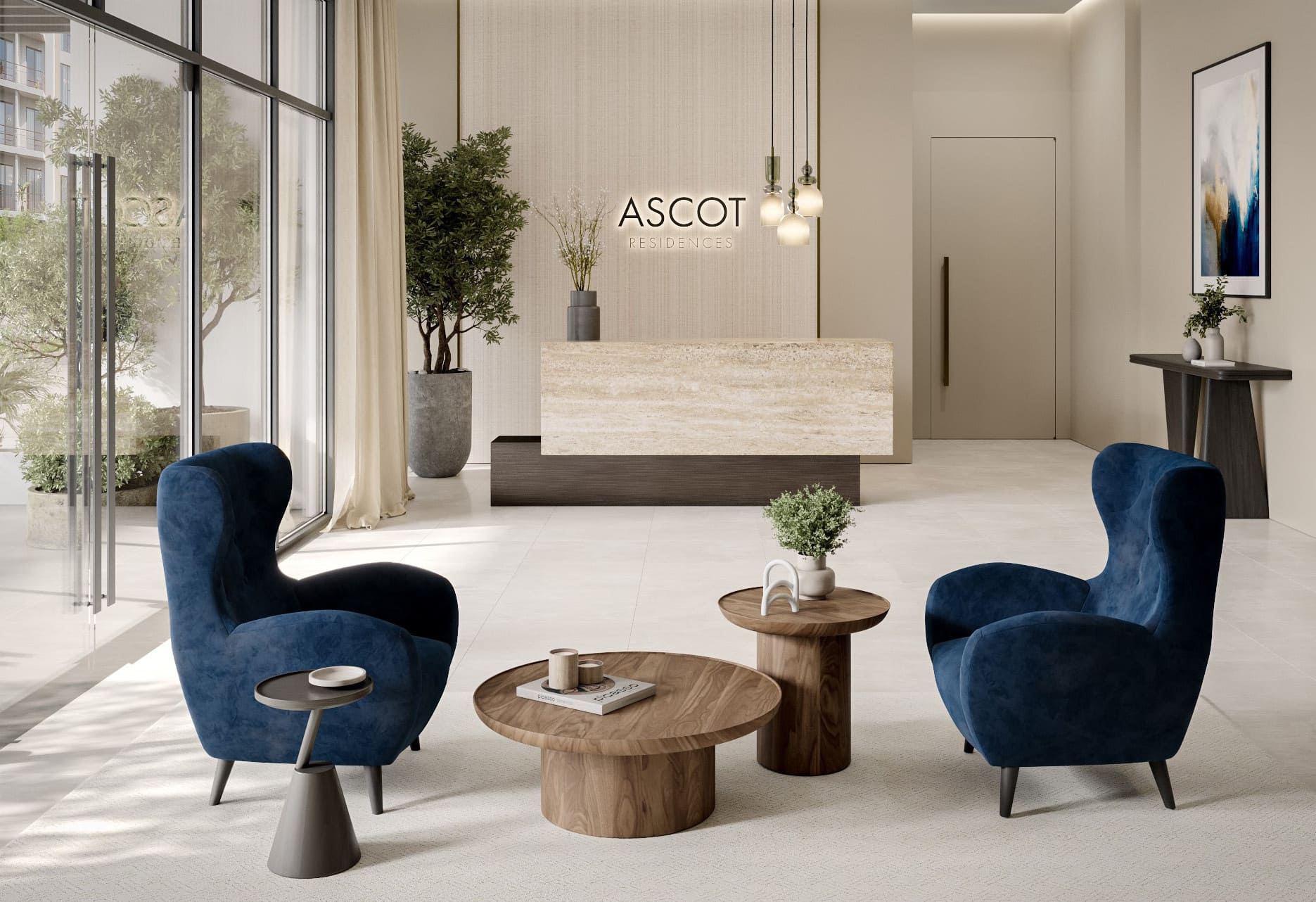 Ascot Residences lobby 1