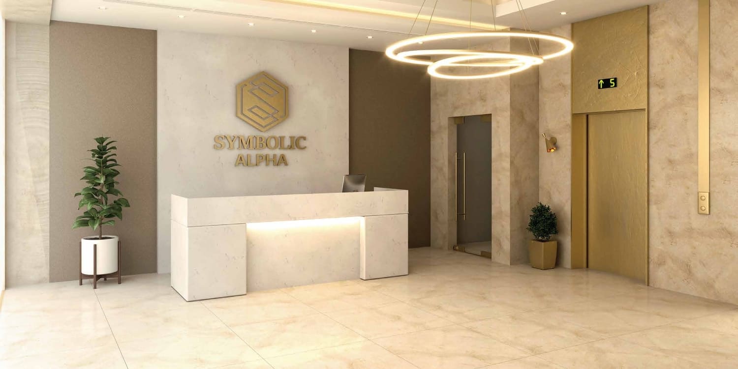 Symbolic Alpha lobby 1
