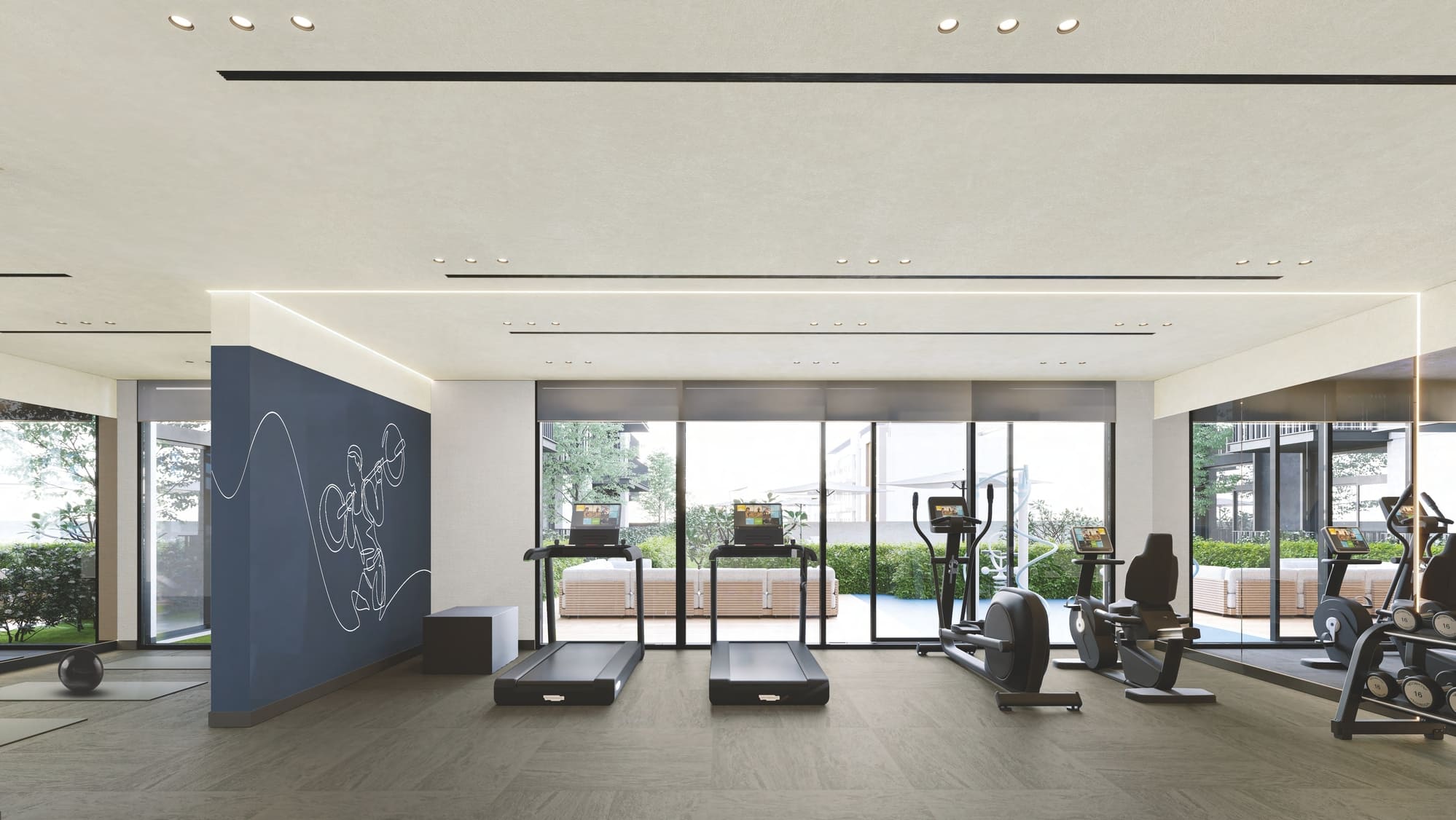 Elevated gym amenity image