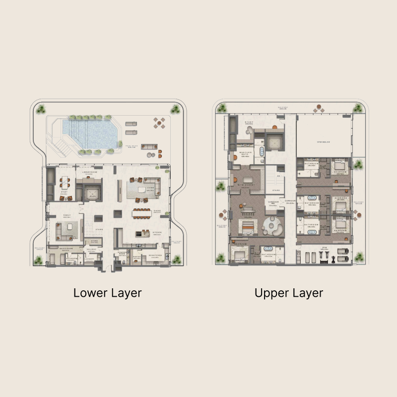 Sky Villa plan