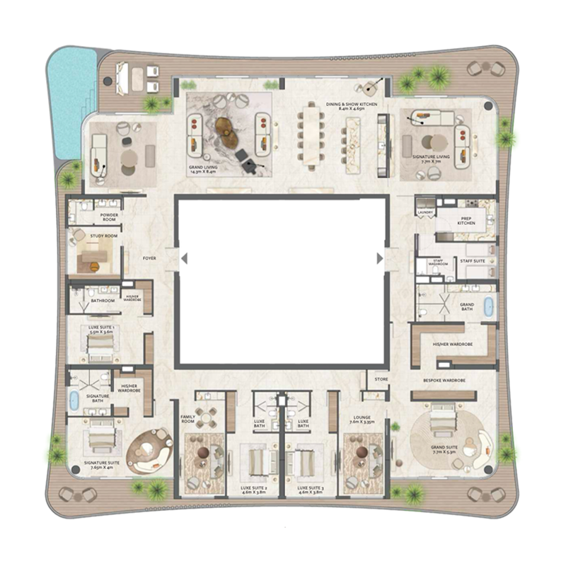 Apartments plan
