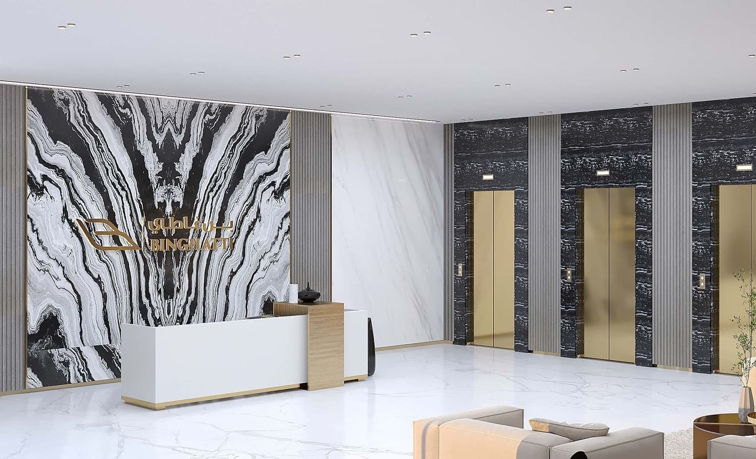 Binghatti Venus lobby 1