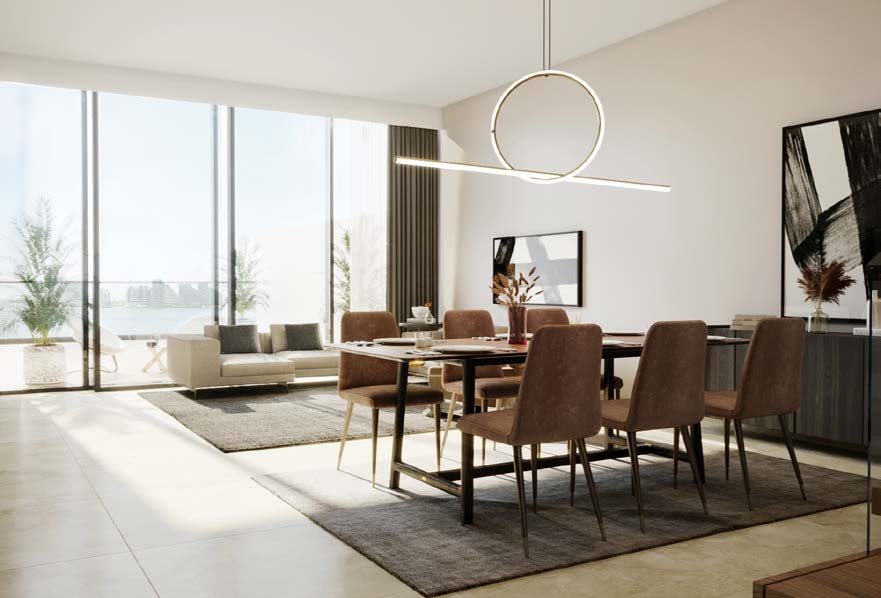 Perla 1 at the Bay interior 1