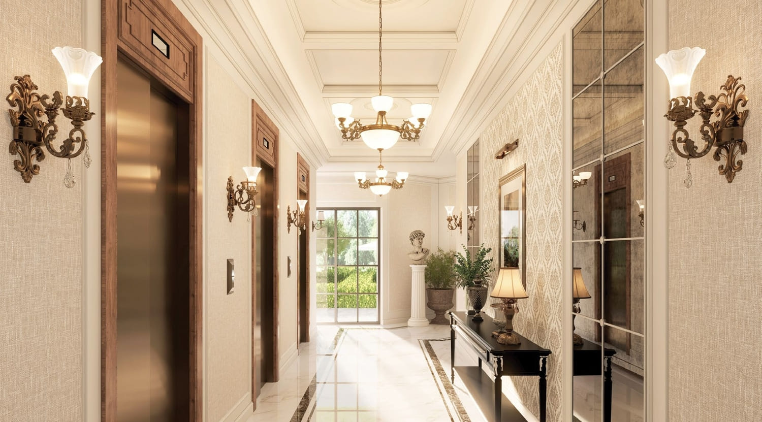 Bab Al Qasr Garden Residence 66 lobby 2