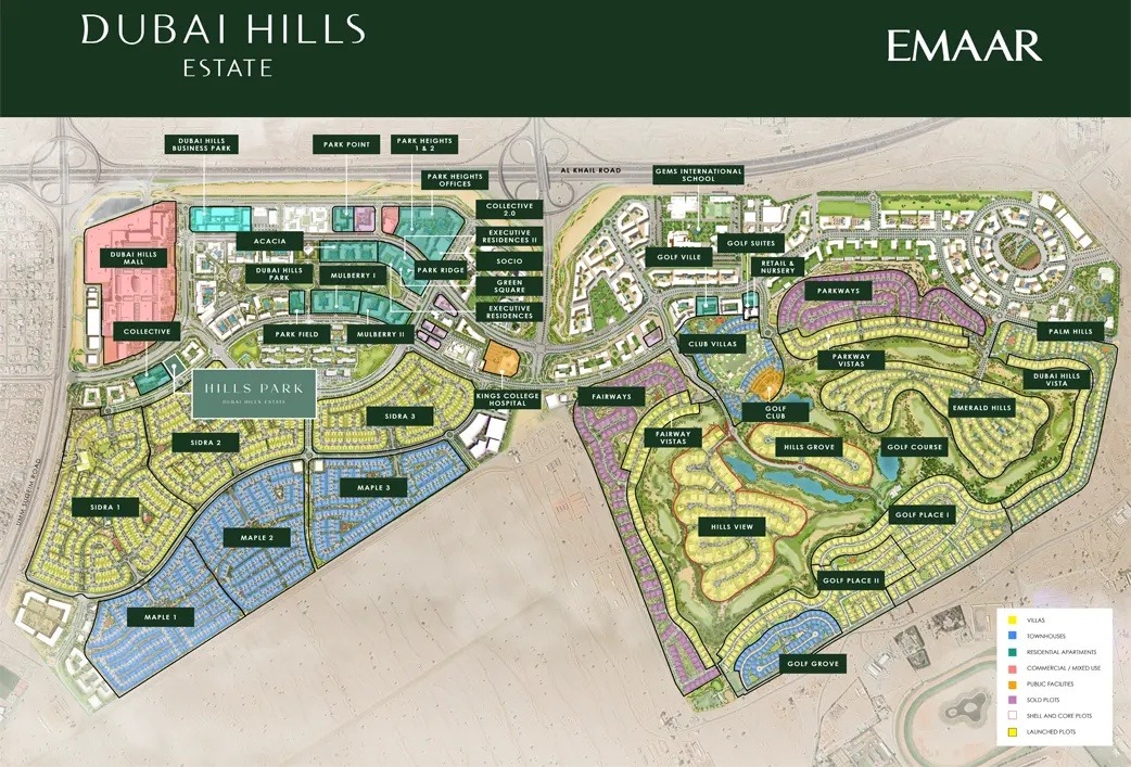 Hills Park master plan 1