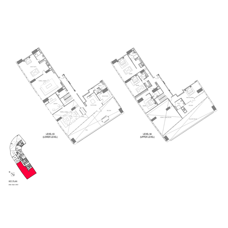 Penthouse plan
