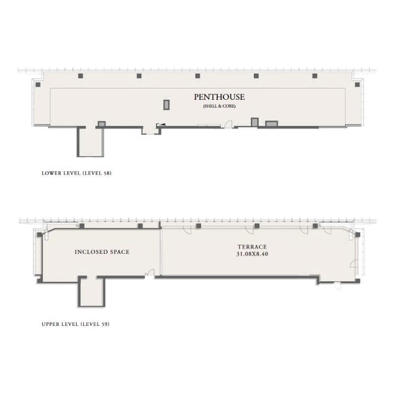 5 bedroom penthouse plan