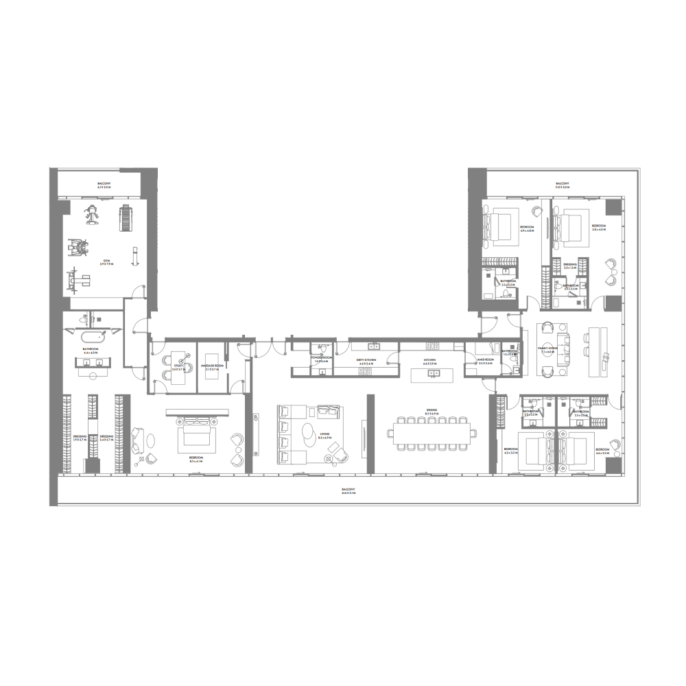 Penthouse plan