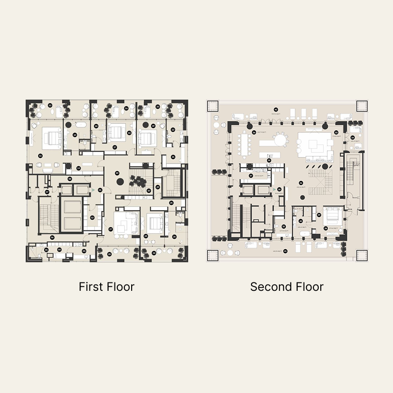 Duplex Penthouse plan