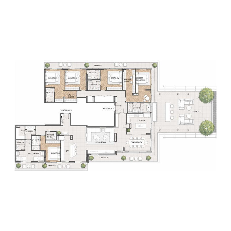 Penthouse plan